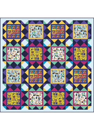 Spam Quilt by Heidi Pridemore /63"x63"