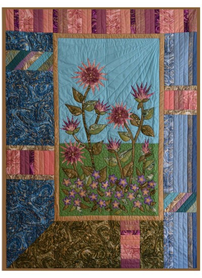 Stardust Gardens Quilt by Marinda Stewart /40"x54"