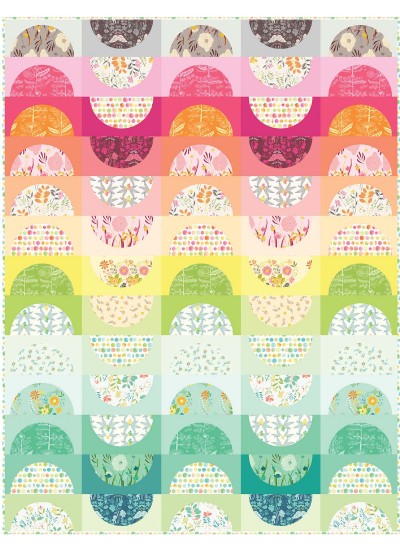 Sunrise Sunset Quilt by Tamara Kate / 50"x65"