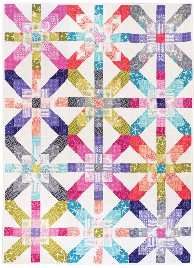 Supernova Quilt by Tamara Kate /43x59"
