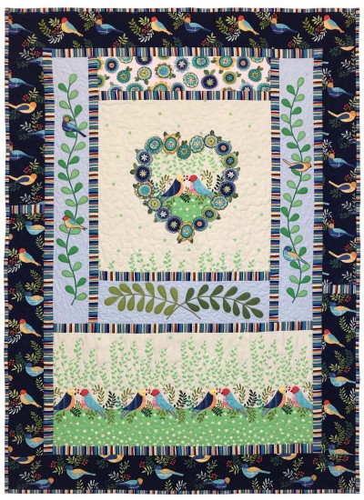 Tweet Love Quilt by Marinda Stewart /40"x55"
