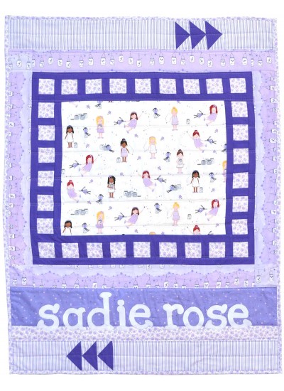 Lullaby Lane Quilt - Twinkle Fairies by Sassafras Lane Designs /34"x46"