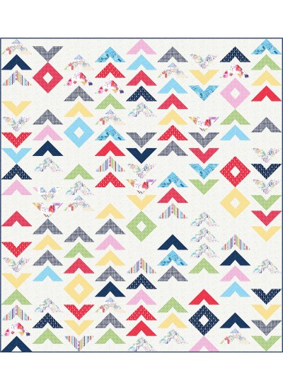 way to Go Quilt by Wendy Sheppard /89"x98"