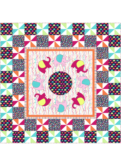 Zoo Littles Quilt by Heidi Pridemore
