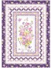 Delicate Beauty Lilac Quilt by Wendy Sheppard /52"x72"