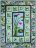 Frog prince Quilt by Marinda Stewart /40"x54" 