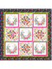 Garden Party Quilt by Heidi Pridemore / 73x73"