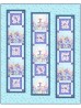 Haute Couture Blue Quilt by Christine Stainbrook /60"x75"