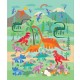 RAINBOW DINO PANEL -36" panel
